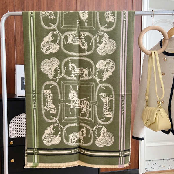 ブランドマフラー素材ディテール